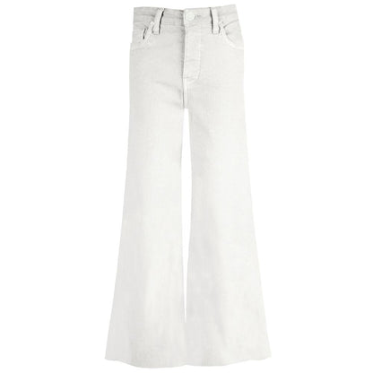 Meg High Rise Fab AB Wide Leg Jean – Optic White
