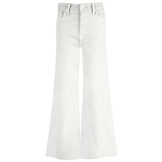 Meg High Rise Fab AB Wide Leg Jean – Optic White