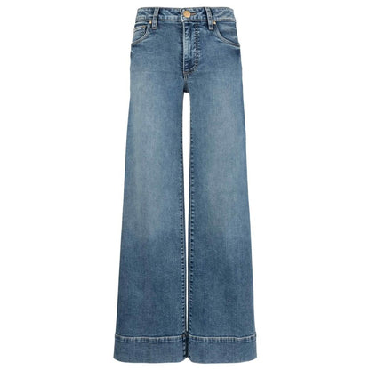 Maya High Rise FAB AB Wide Leg Jean with Back Darts & Wide Hem