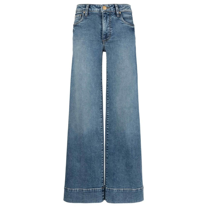 Maya High Rise FAB AB Wide Leg Jean with Back Darts &amp; Wide Hem