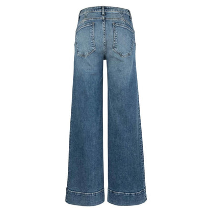 Maya High Rise FAB AB Wide Leg Jean with Back Darts & Wide Hem