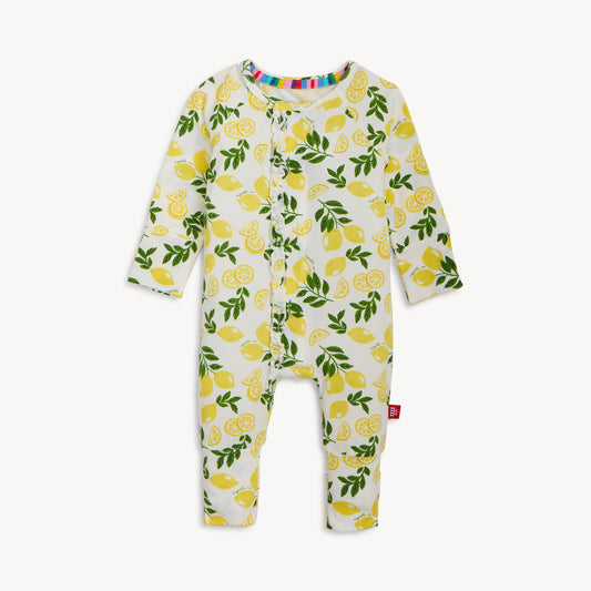 Simply the Zest Modal Magnetic Convertible Coverall with Ruffle