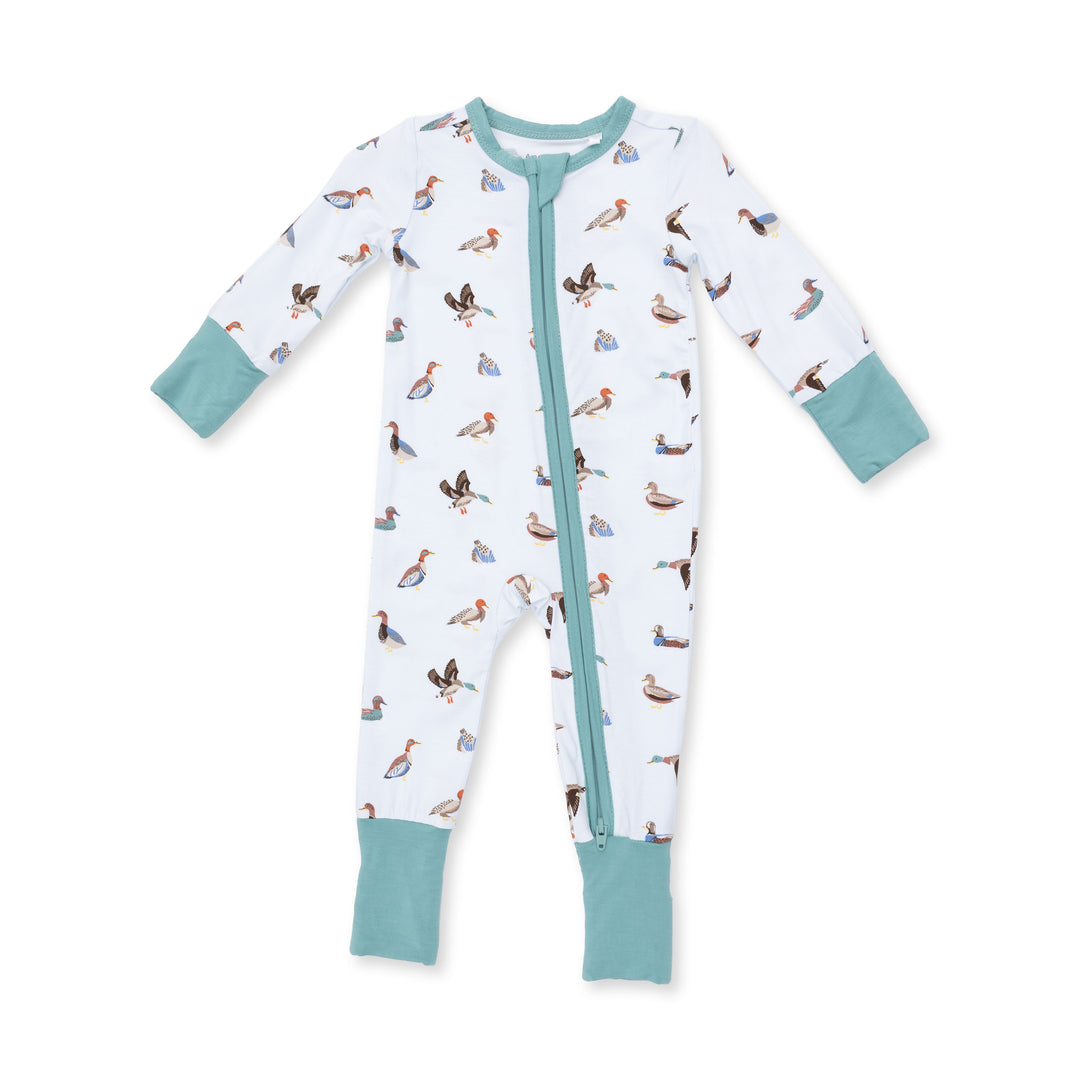 Angel Dear American Ducks - Convertible Romper | Blue