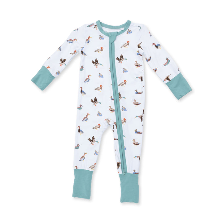 Angel Dear American Ducks - Convertible Romper | Blue