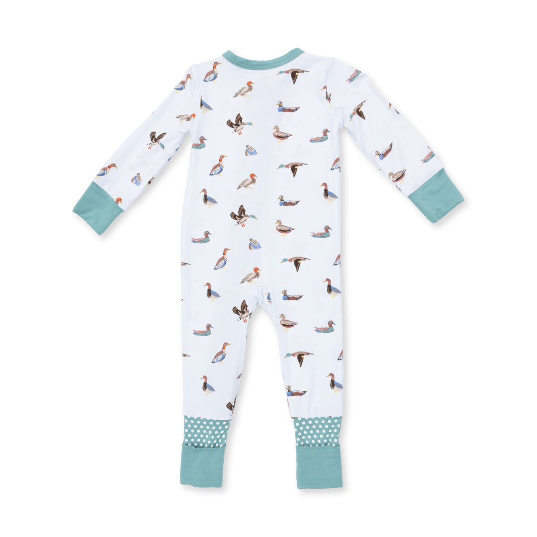 Angel Dear American Ducks - Convertible Romper | Blue