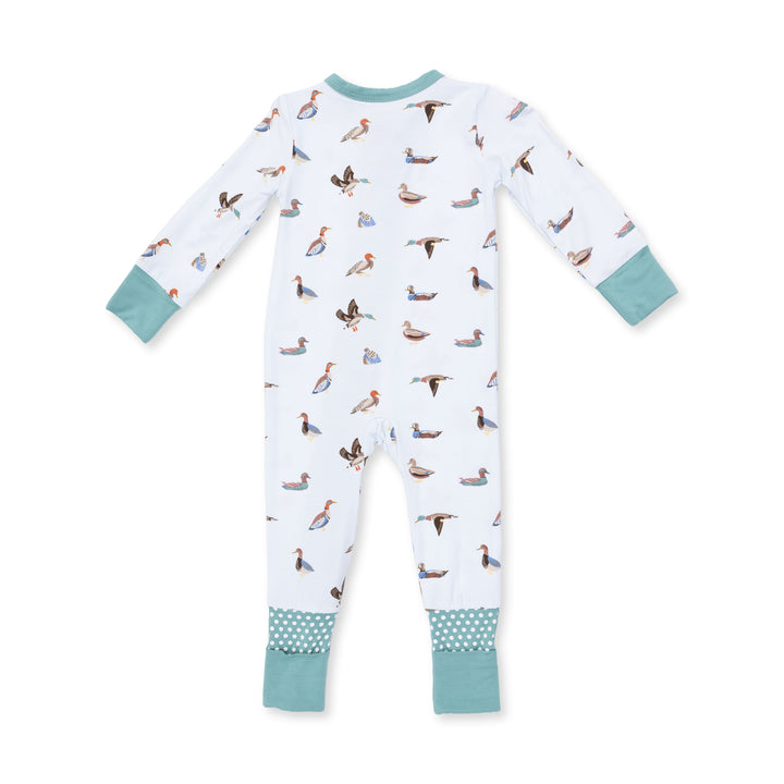 Angel Dear American Ducks - Convertible Romper | Blue