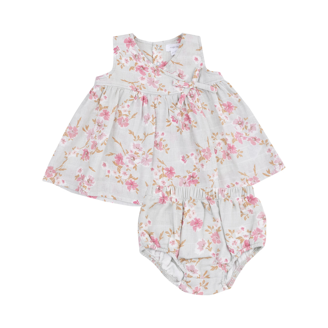 Kimono Dress &amp; Bloomer - Pink Phlox Floral