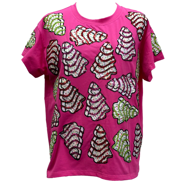 Pink Little Debbie Trees Tee