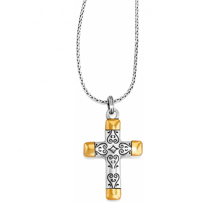 Venezia Cross Large Reversible Necklace