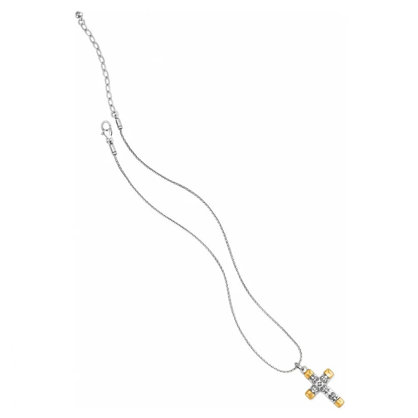 Venezia Cross Large Reversible Necklace