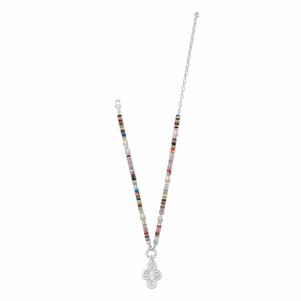 Brighton Vertigo Hues Token Charm Necklace – Multicolor Charm Pendant Necklace