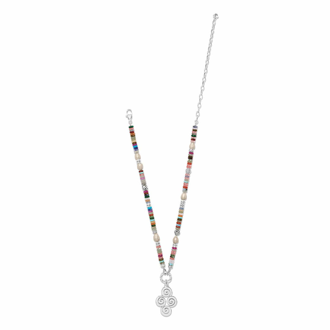 Brighton Vertigo Hues Token Charm Necklace – Multicolor Charm Pendant Necklace