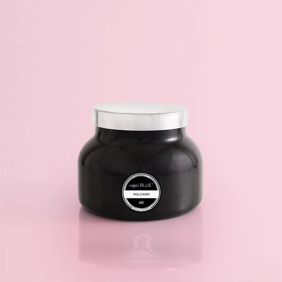 Volcano Black Signature Jar Candle, 19 oz