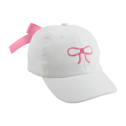 Bow Embroidered Toddler Hat