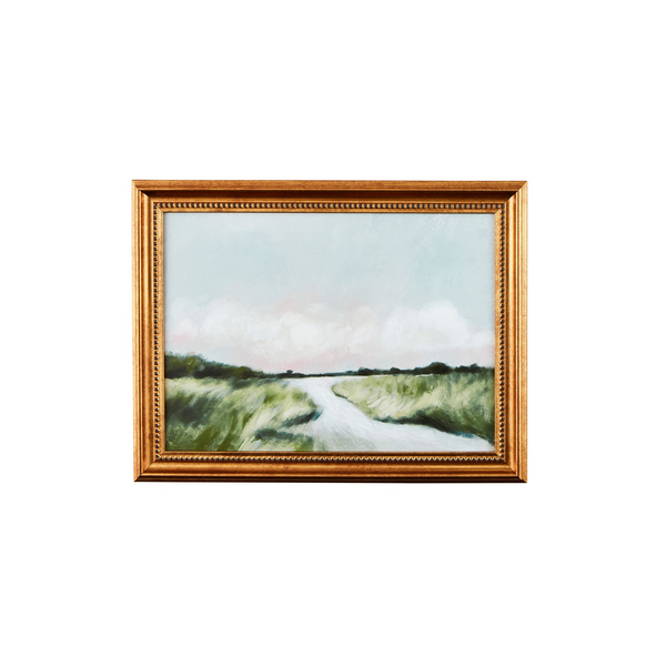 Marsh Landscape Framed Canvas
