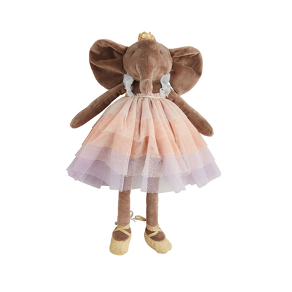 Velvet Princess Plush - Minky Sparkle Doll with Mesh Tutu