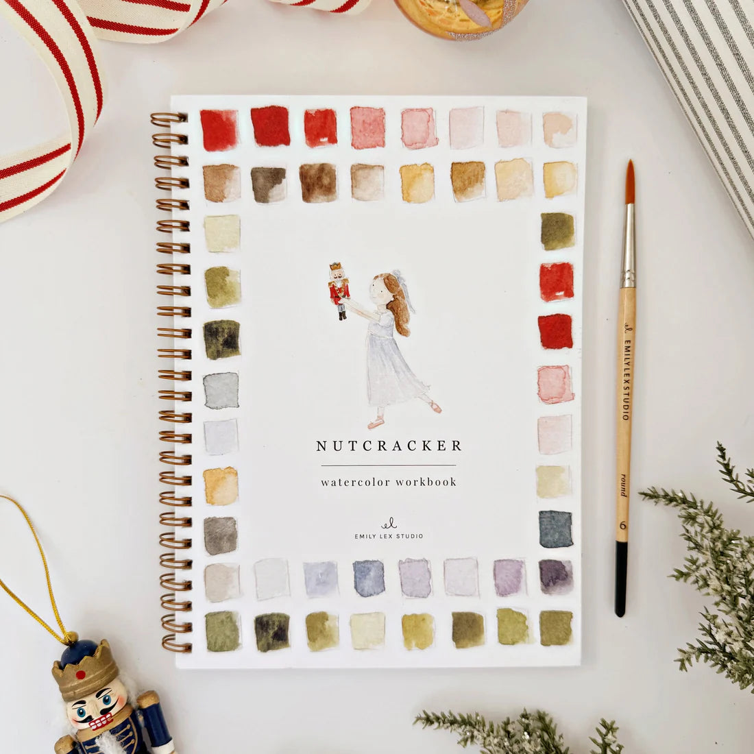 Emily Lex Nutcracker Watercolor Book