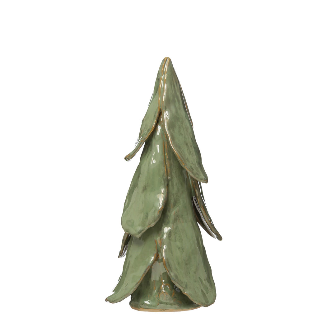 Creative Coop Handmade Stoneware Tree Reactive Glaze Mint | Bella Gifts from the Heart